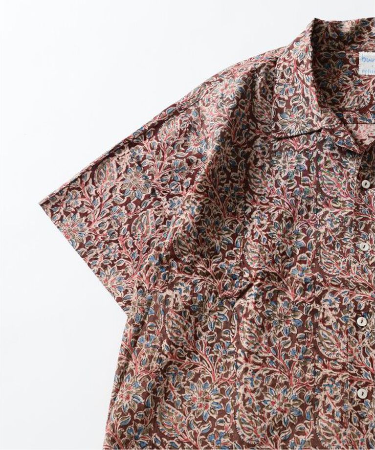 JOURNAL STANDARD relume「bunai 別注 KALAMKARI プリント 半袖シャツ」|シャツ・ブラウス|