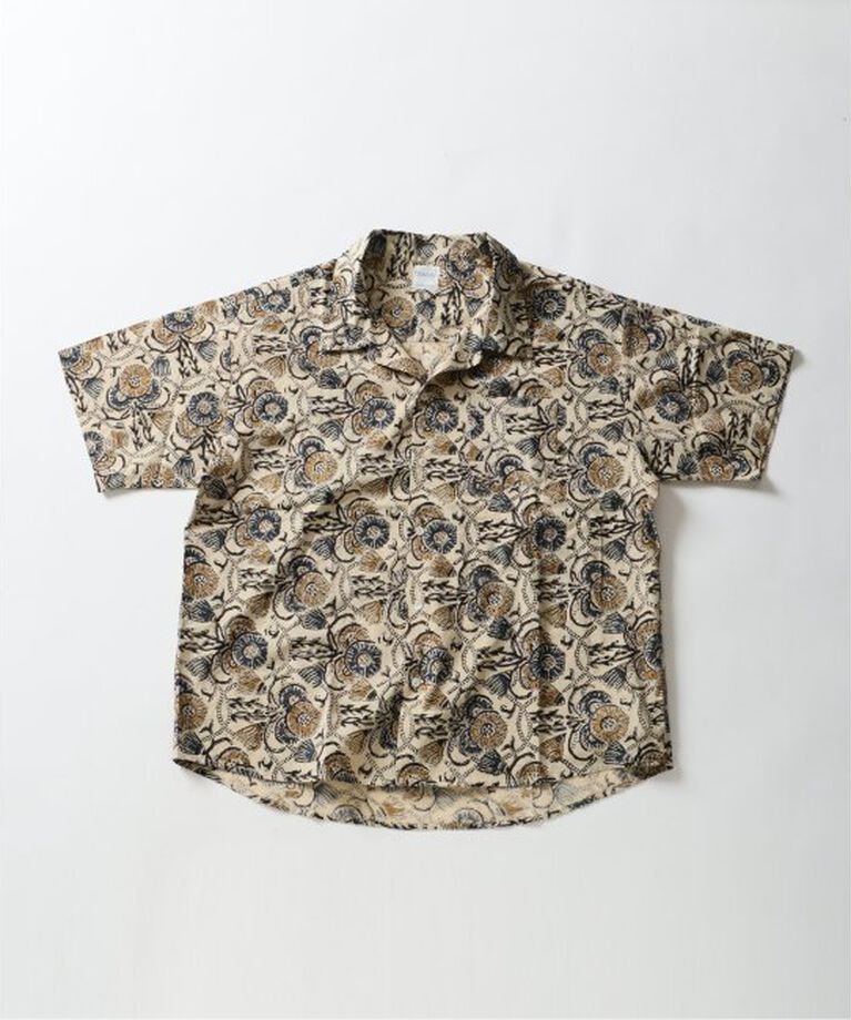 JOURNAL STANDARD relume「bunai 別注 KALAMKARI プリント 半袖シャツ」|シャツ・ブラウス|ナチュラル