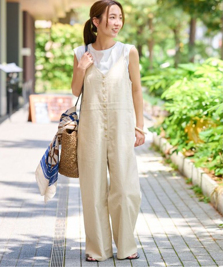 JOURNAL STANDARD relume「《追加》タンクトップ付きキャミサロペット」|オールインワン|