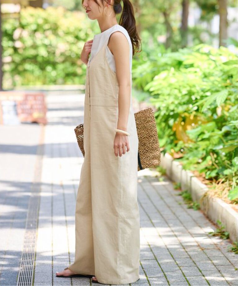 JOURNAL STANDARD relume「《追加》タンクトップ付きキャミサロペット」|オールインワン|