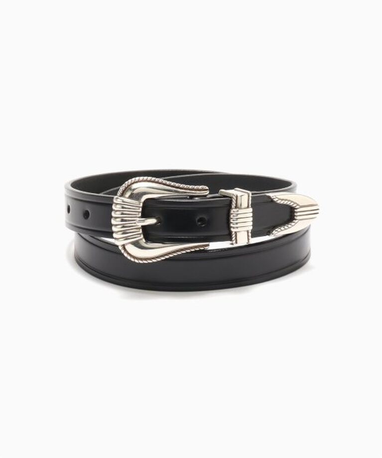 JOURNAL STANDARD relume「TORY LEATHER / トリーレザー Sliver Buckle Belt TRL1002280TRL1003091」|ベルト|ブラック
