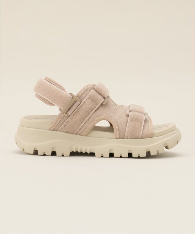 Spick and Span「≪一部店舗+WEB限定≫【beautiful people】 SHAKAxbp chill out ex in mohair pile」|サンダル|