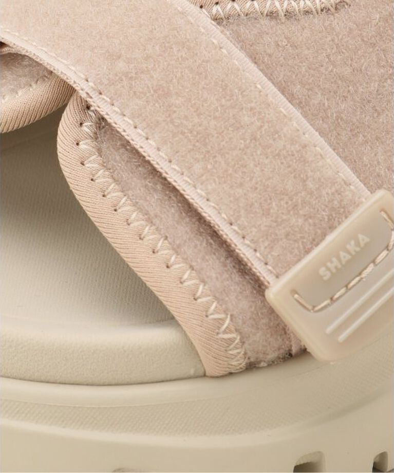 Spick and Span「≪一部店舗+WEB限定≫【beautiful people】 SHAKAxbp chill out ex in mohair pile」|サンダル|