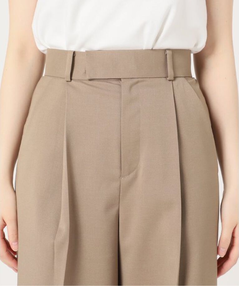 NOBLE「《追加》エステルツイルストレッチスラックスパンツ2」|スラックス|