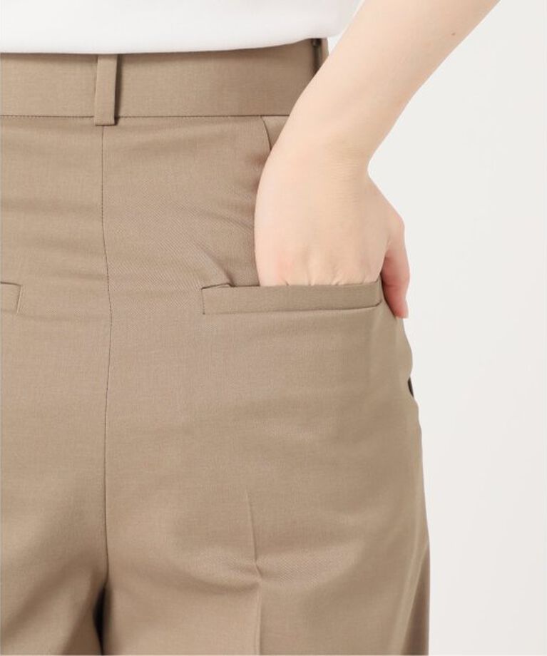 NOBLE「《追加》エステルツイルストレッチスラックスパンツ2」|スラックス|