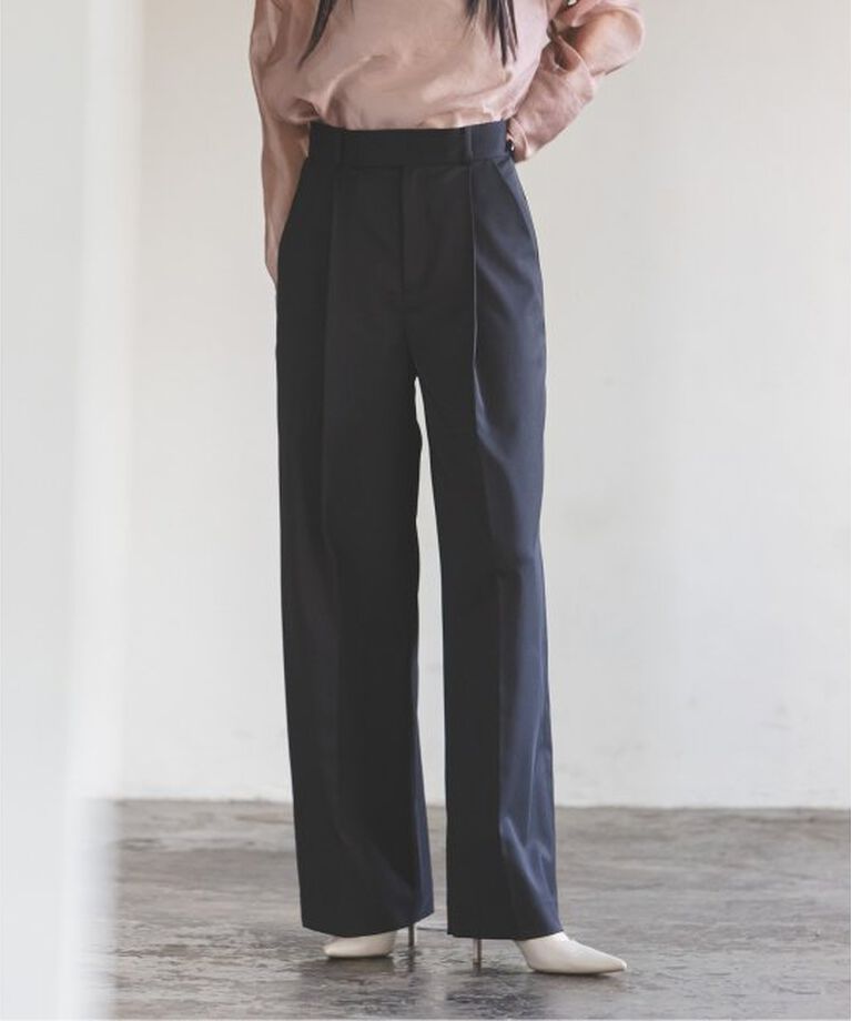 NOBLE「《追加》エステルツイルストレッチスラックスパンツ2」|スラックス|