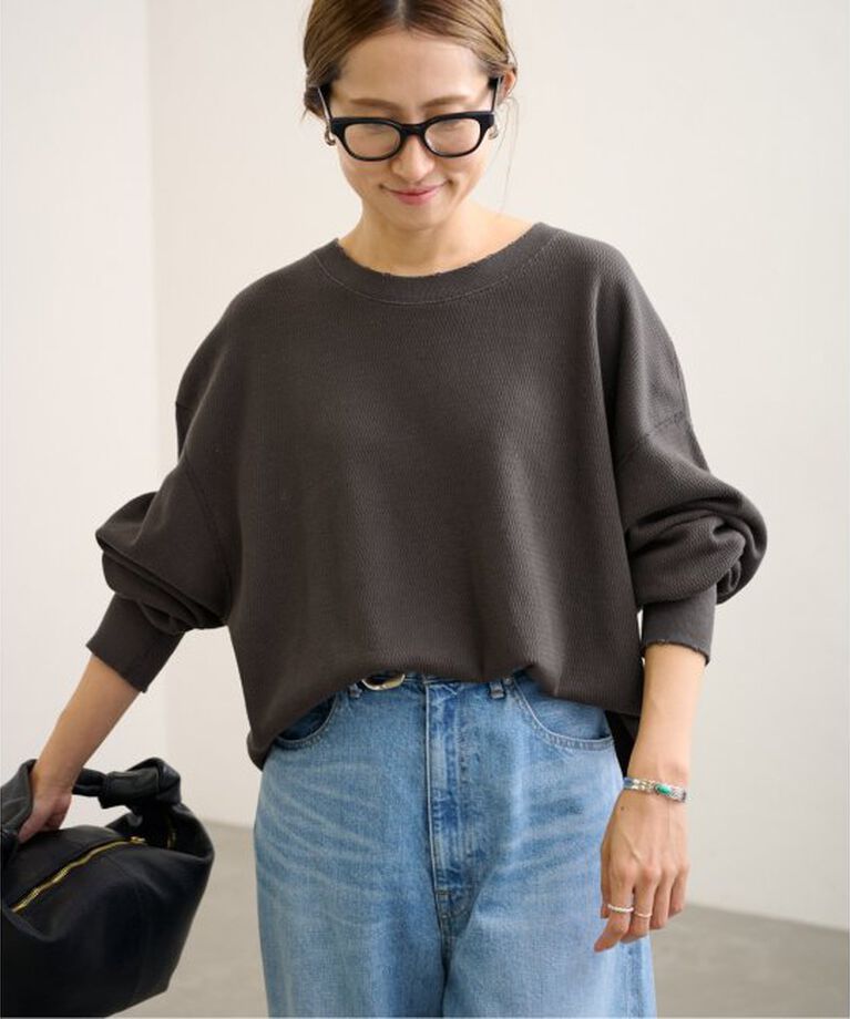 FRAMeWORK「Healthknit/ヘルスニット 別注Thermal king Honeycomb」|Tシャツ・カットソー|