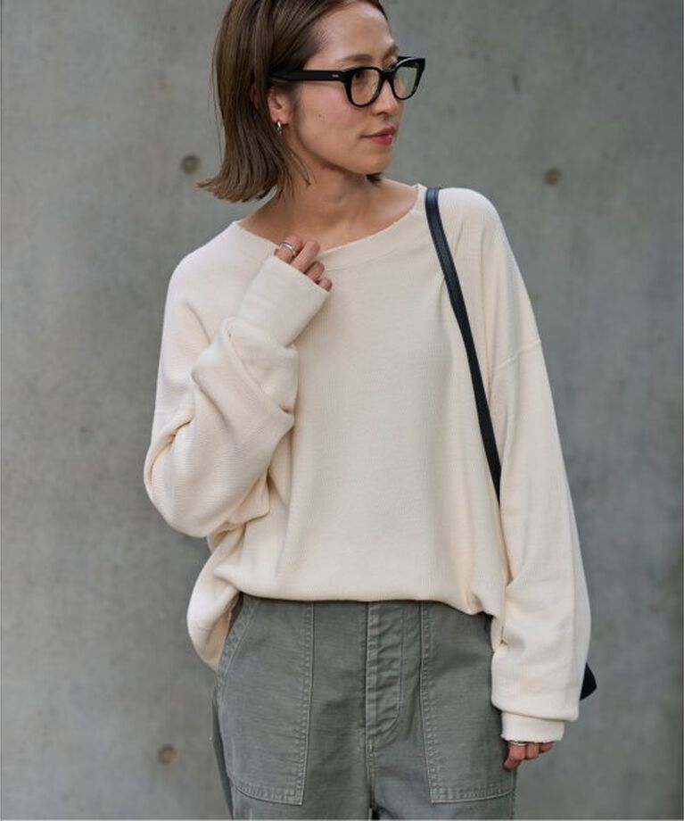 FRAMeWORK「Healthknit/ヘルスニット 別注Thermal king Honeycomb」|Tシャツ・カットソー|