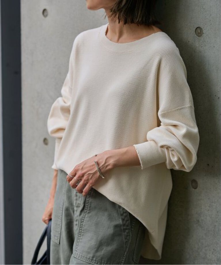 FRAMeWORK「Healthknit/ヘルスニット 別注Thermal king Honeycomb」|Tシャツ・カットソー|
