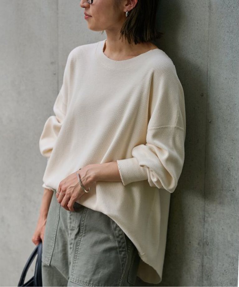 FRAMeWORK「Healthknit/ヘルスニット 別注Thermal king Honeycomb」|Tシャツ・カットソー|