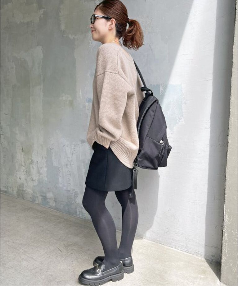 Spick and Span「《追加》メルトンAラインミニスカート」|スカート|