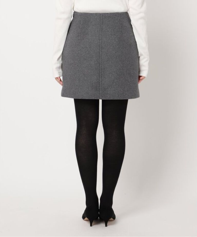 Spick and Span「《追加》メルトンAラインミニスカート」|スカート|