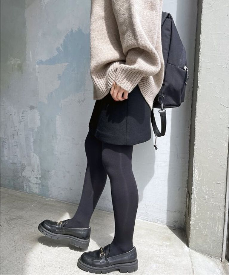 Spick and Span「《追加》メルトンAラインミニスカート」|スカート|