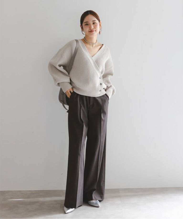 NOBLE「《追加》エステルツイルストレッチスラックスパンツ 5」|スラックス|