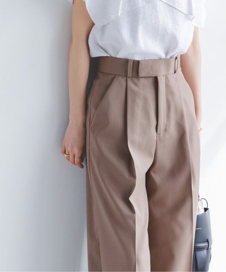 NOBLE「《追加》エステルツイルストレッチスラックスパンツ 5」|スラックス|