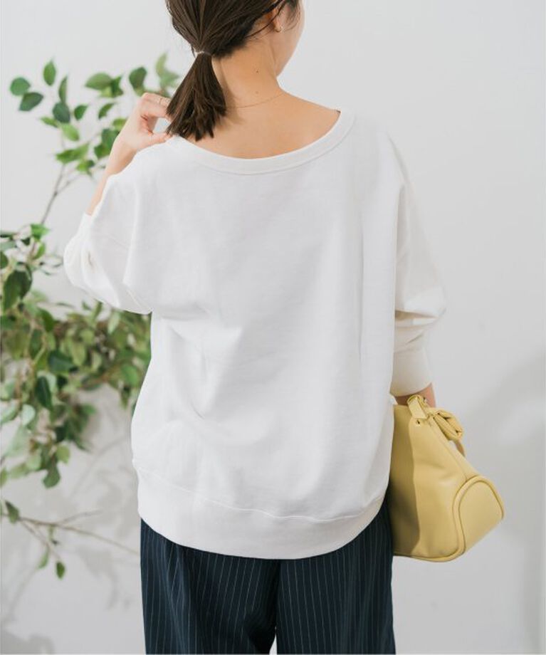 Spick and Span「ボートネックルーズスウェット」|スウェット・ジャージ|