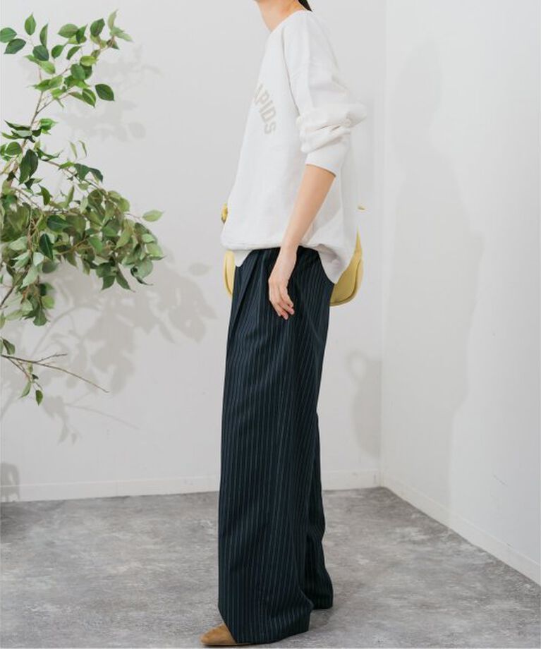 Spick and Span「ボートネックルーズスウェット」|スウェット・ジャージ|