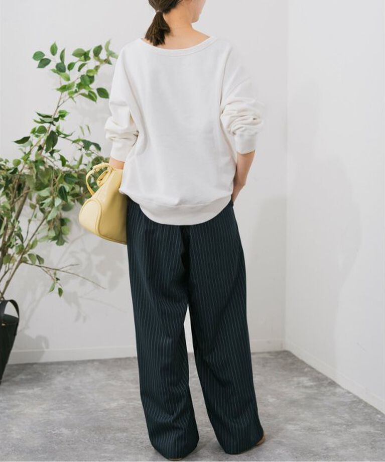 Spick and Span「ボートネックルーズスウェット」|スウェット・ジャージ|