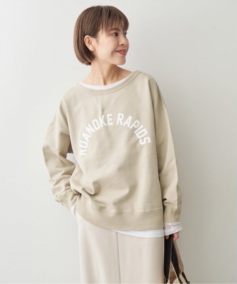 Spick and Span「ボートネックルーズスウェット」|スウェット・ジャージ|