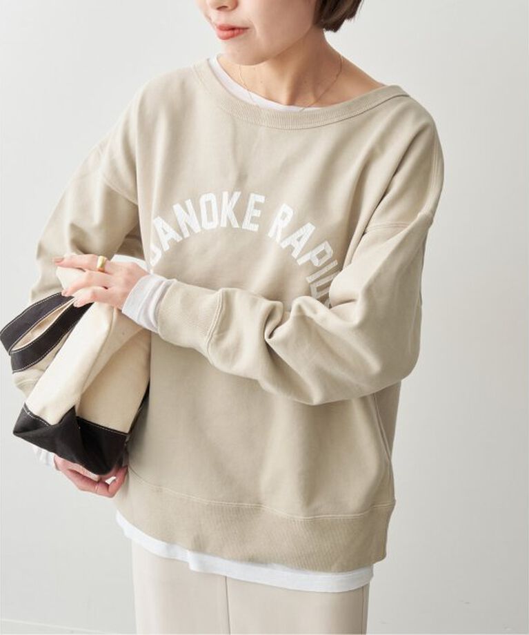 Spick and Span「ボートネックルーズスウェット」|スウェット・ジャージ|