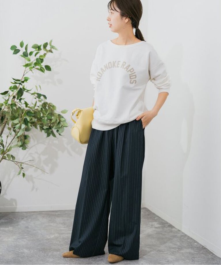 Spick and Span「ボートネックルーズスウェット」|スウェット・ジャージ|
