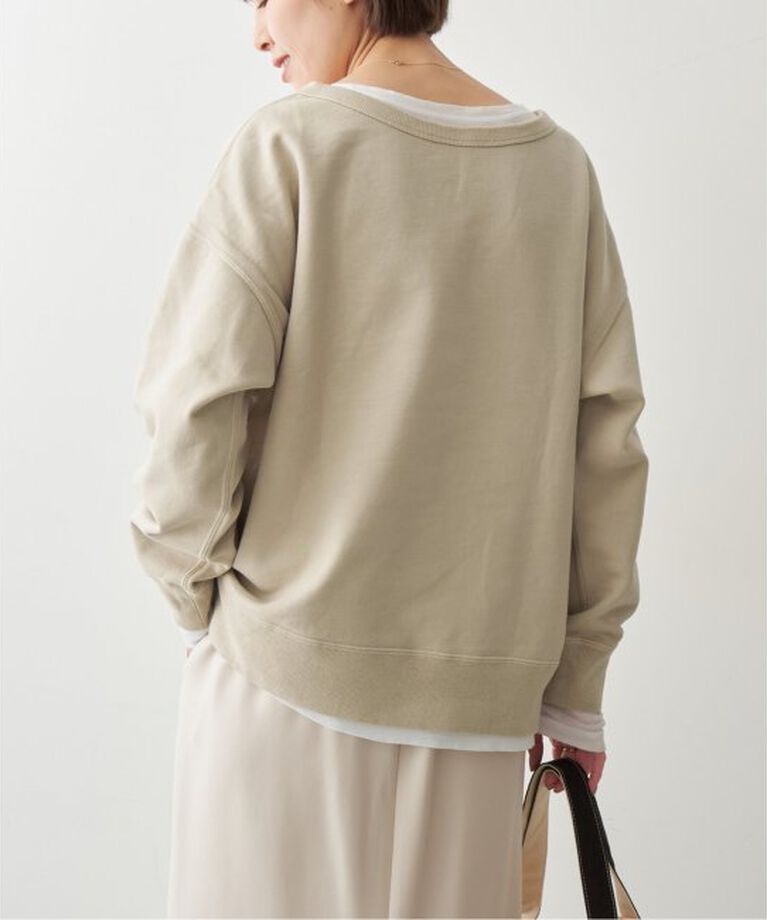Spick and Span「ボートネックルーズスウェット」|スウェット・ジャージ|