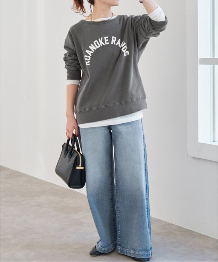Spick and Span「ボートネックルーズスウェット」|スウェット・ジャージ|