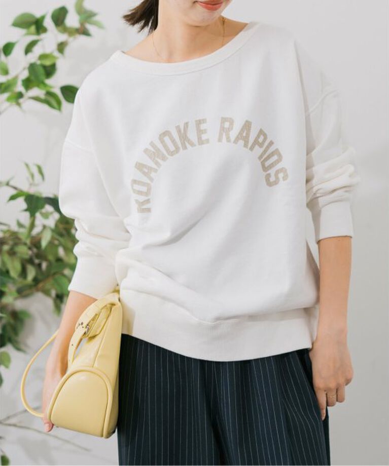 Spick and Span「ボートネックルーズスウェット」|スウェット・ジャージ|ホワイト