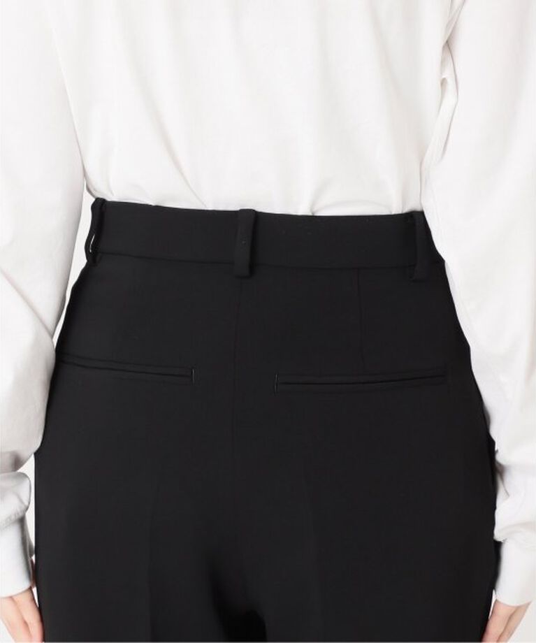 Spick and Span「ストレッチタックストレートパンツ」|スラックス|