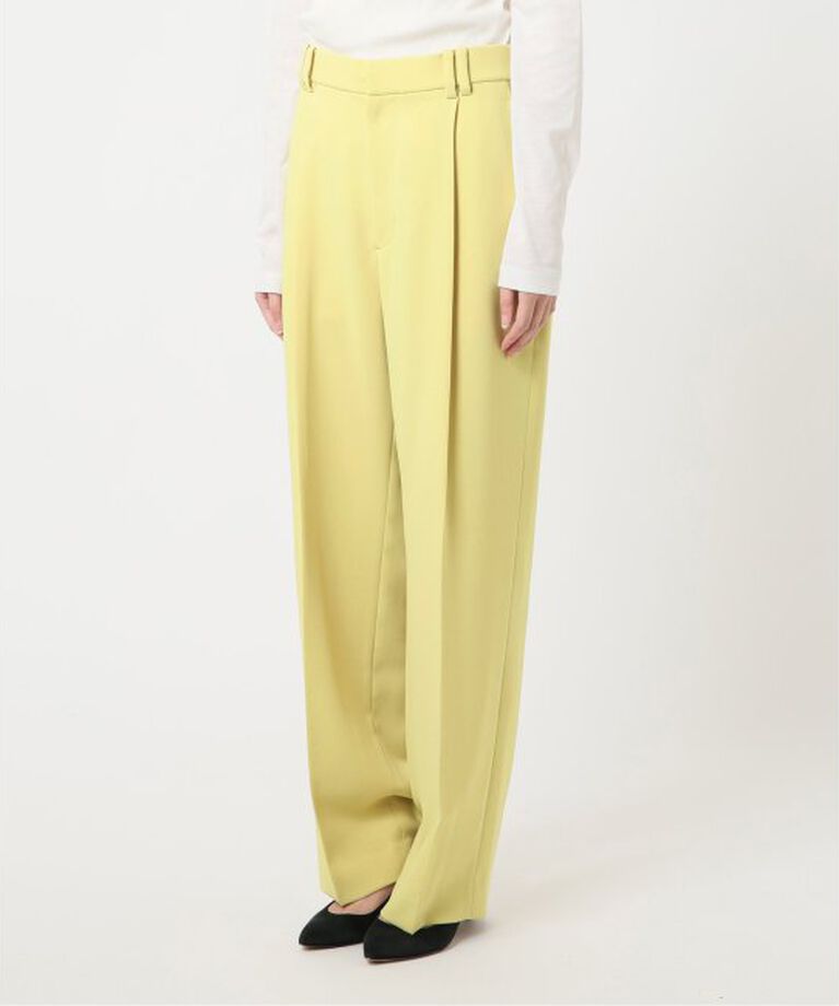 Spick and Span「ストレッチタックストレートパンツ」|スラックス|