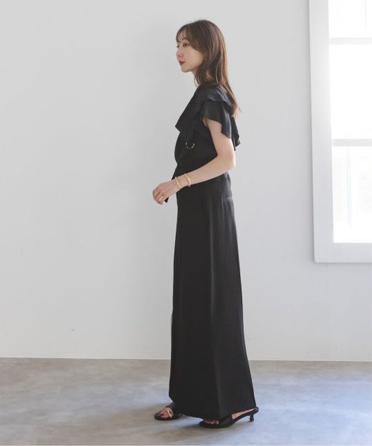 NOBLE「《追加》ファジーリネンロングサスペンダー2wayパンツ」|その他|
