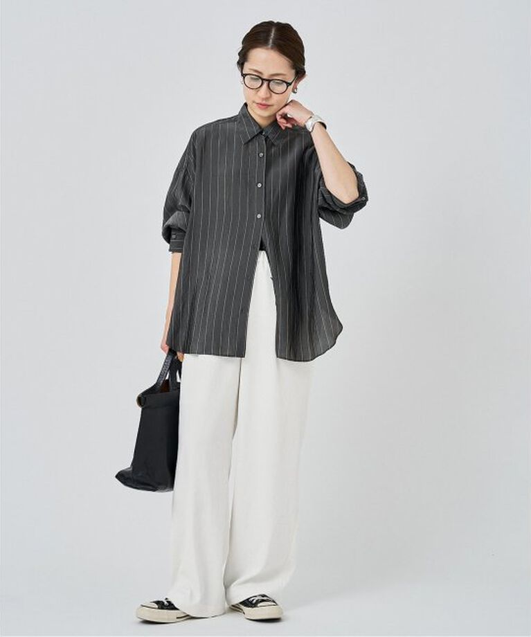FRAMeWORK「≪手洗い可能≫ポリエステルツイルリラックスパンツ」|その他|