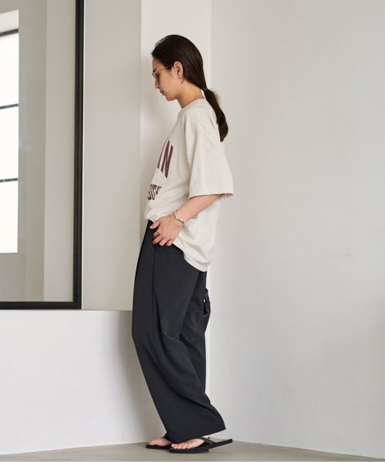 FRAMeWORK「≪手洗い可能≫ポリエステルツイルリラックスパンツ」|その他|