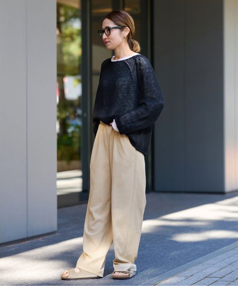 FRAMeWORK「≪手洗い可能≫ポリエステルツイルリラックスパンツ」|その他|