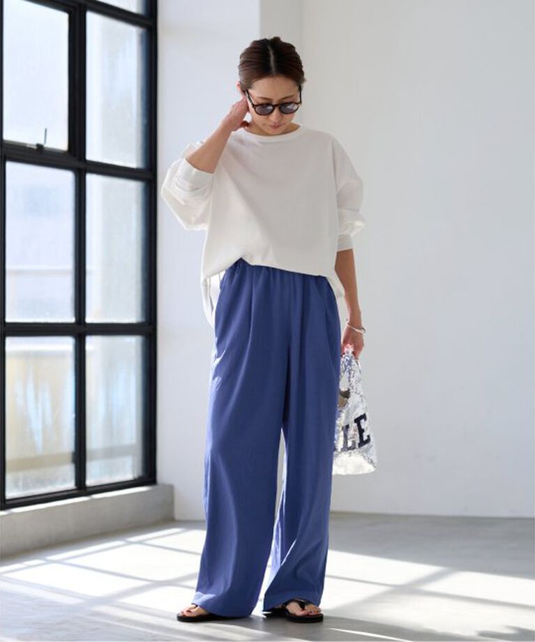 FRAMeWORK「≪手洗い可能≫ポリエステルツイルリラックスパンツ」|その他|