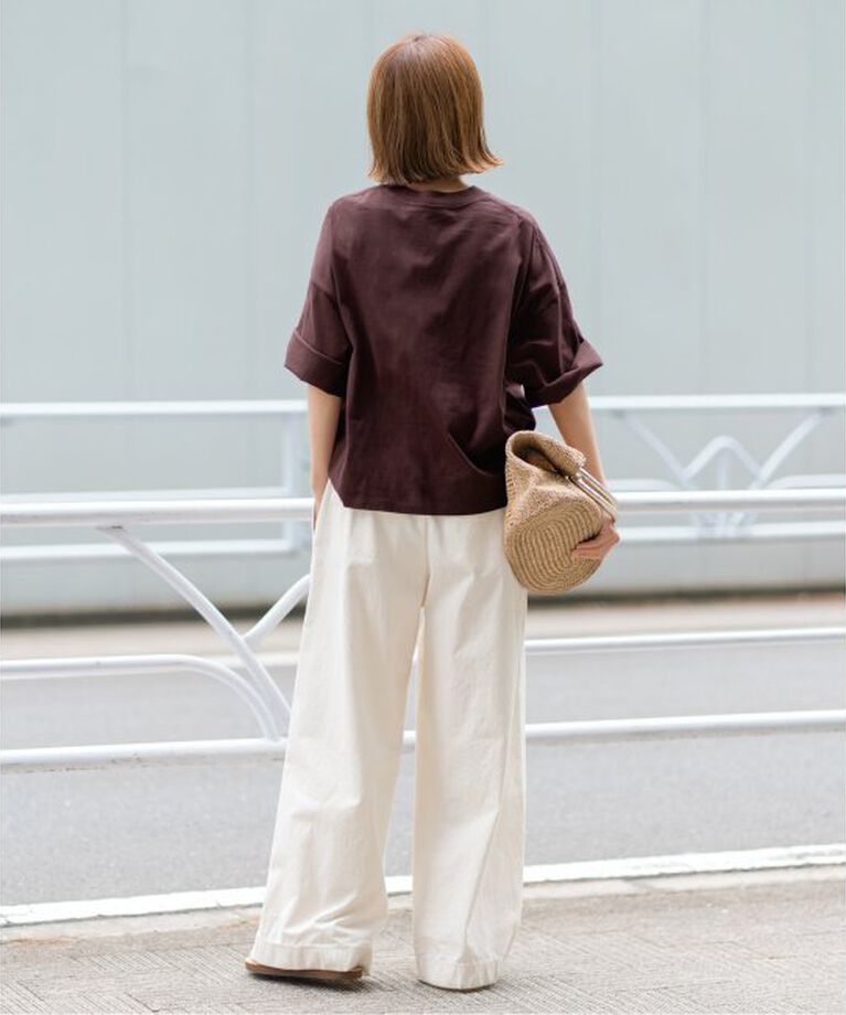 FRAMeWORK「≪追加予約≫モックネックTシャツ」|Tシャツ・カットソー|