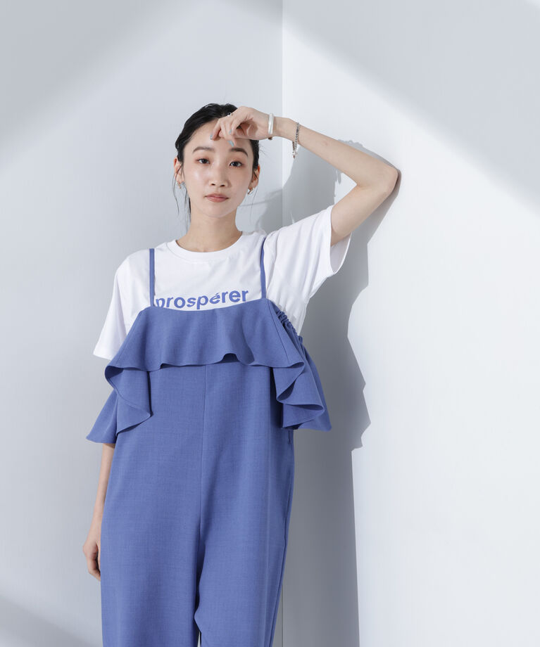 nano･universe「ロゴプリントTシャツ」|Tシャツ・カットソー|