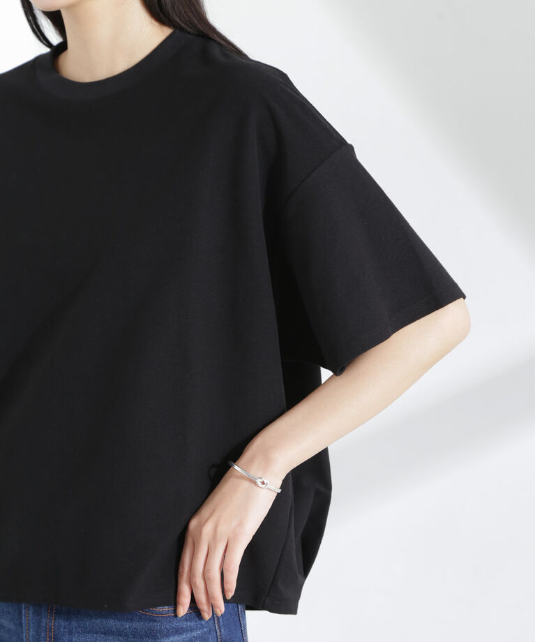 nano･universe「「MC」coveross(R)ツイル調 冷感プレーティング天竺Tシャツ」|Tシャツ・カットソー|
