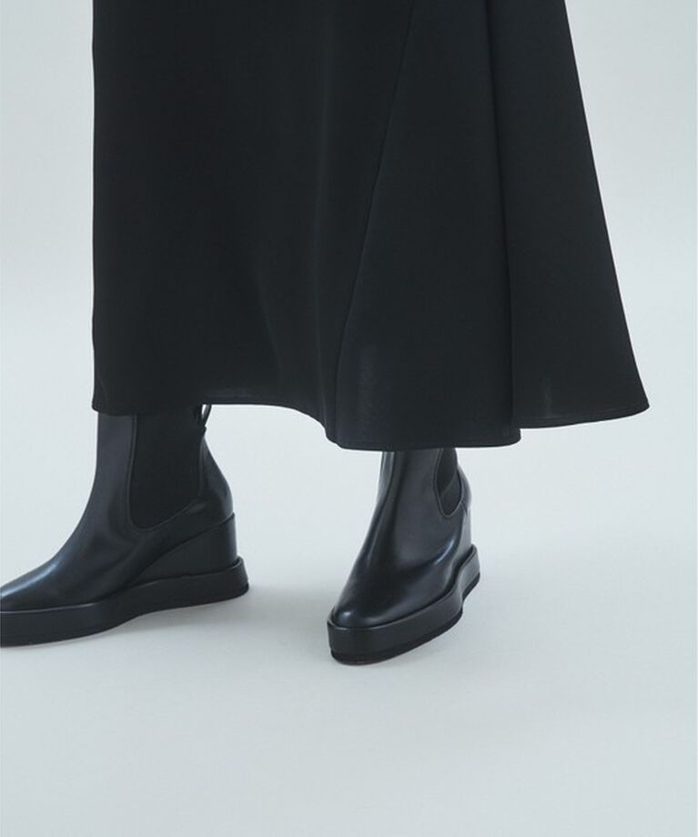 Grace Class「サテンミリタリーロングスカート」|スカート|