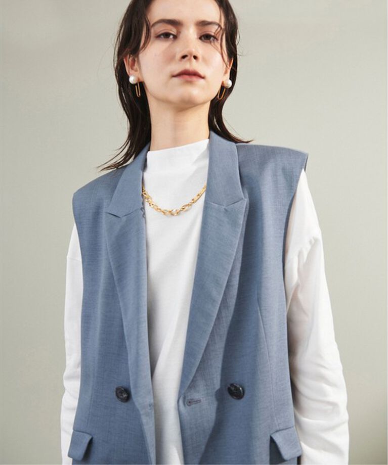 Grace Class「テーラードロングジレコート」|ベスト・ジレ|