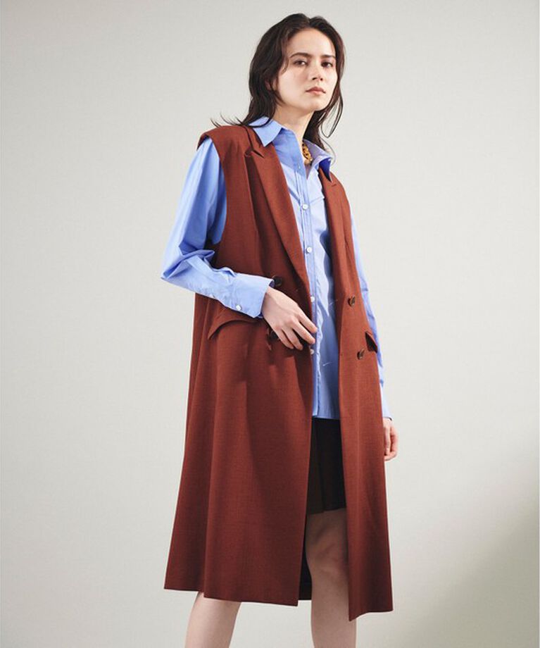 Grace Class「テーラードロングジレコート」|ベスト・ジレ|