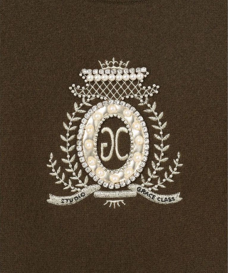 Grace Class「エンブレム刺繍ニットトップ」|ニット・セーター|