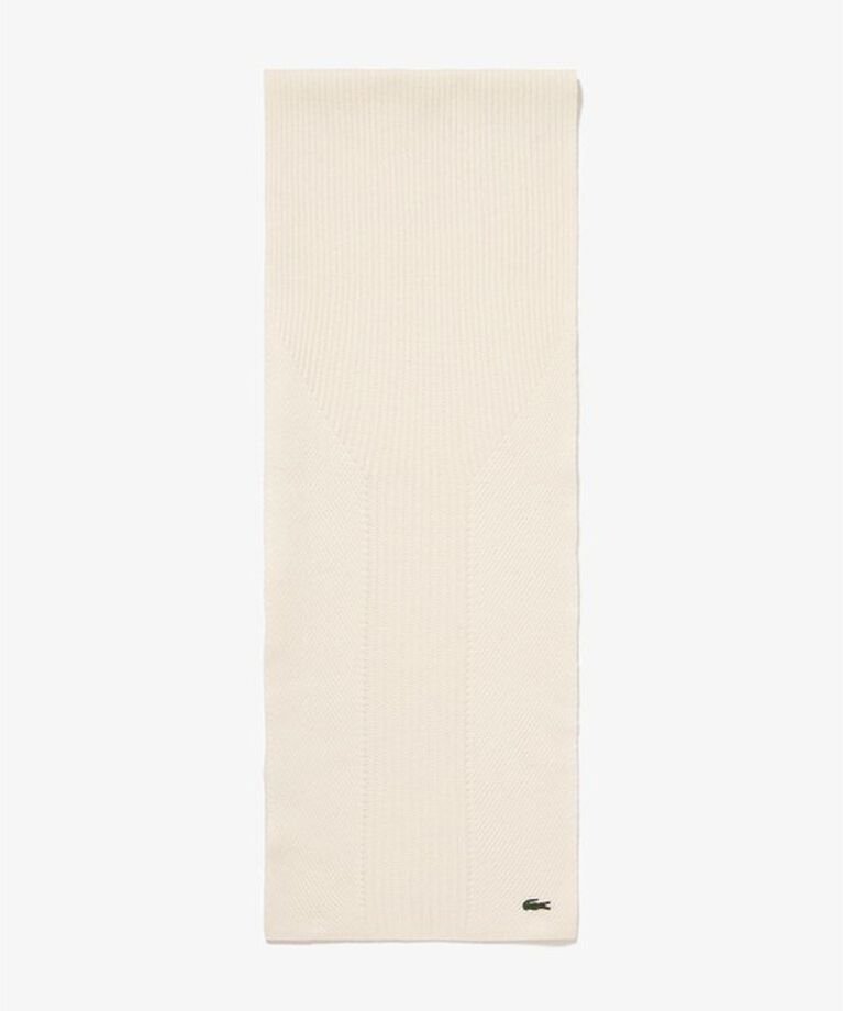 LACOSTE「コンビ・ニッティングマフラー」|マフラー|