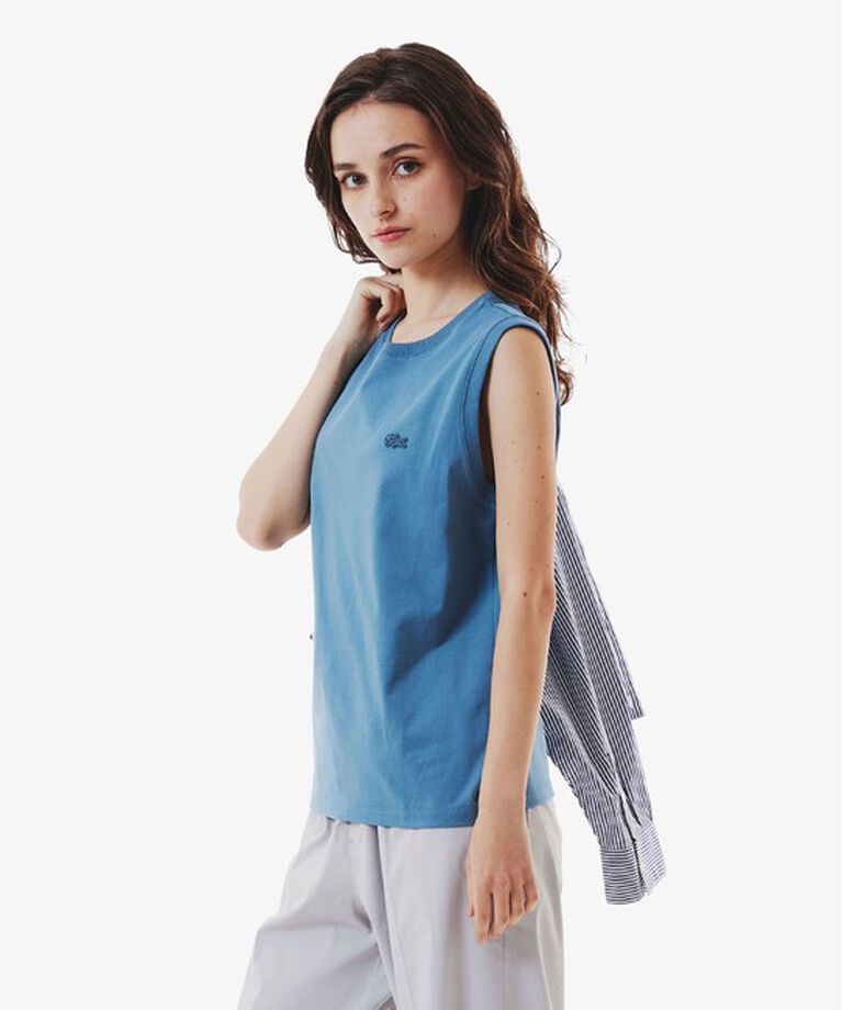 LACOSTE「ノースリーブTシャツ」|Tシャツ・カットソー|
