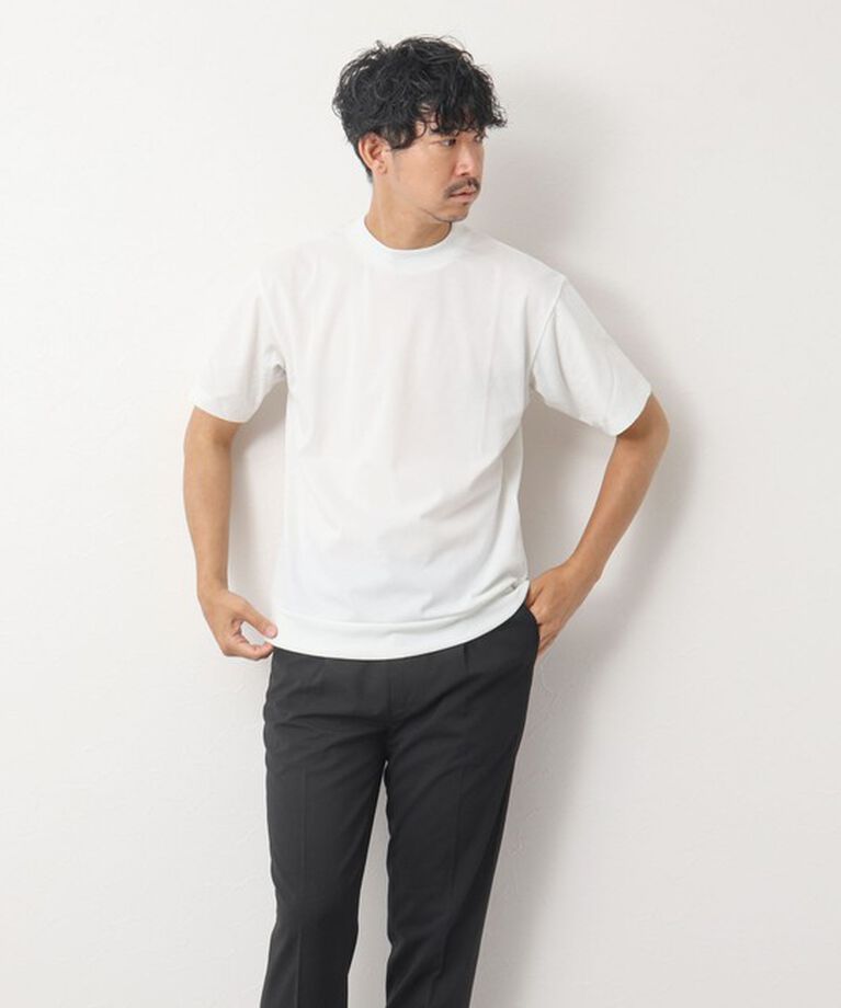 NOLLEY'S goodman「《ビジカジ対応》吸水速乾カノコ ドレスTシャツ」|Tシャツ・カットソー|