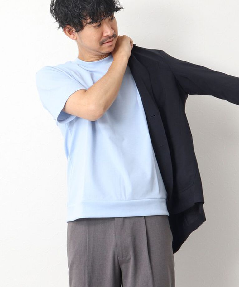 NOLLEY'S goodman「《ビジカジ対応》吸水速乾カノコ ドレスTシャツ」|Tシャツ・カットソー|