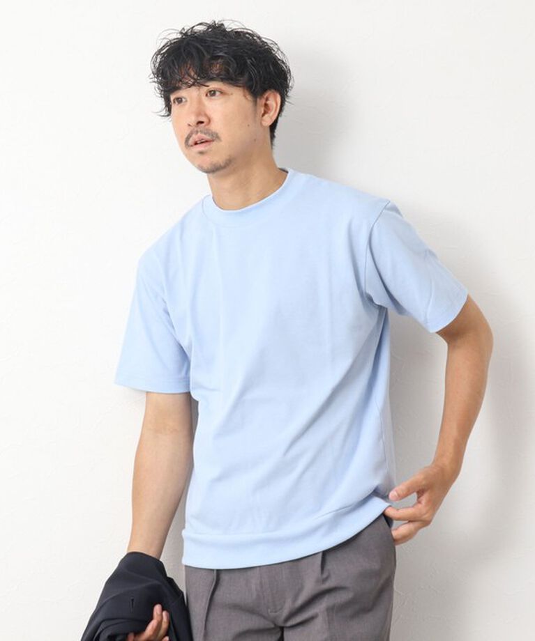 NOLLEY'S goodman「《ビジカジ対応》吸水速乾カノコ ドレスTシャツ」|Tシャツ・カットソー|