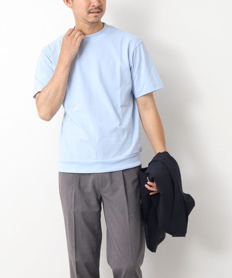 NOLLEY'S goodman「《ビジカジ対応》吸水速乾カノコ ドレスTシャツ」|Tシャツ・カットソー|