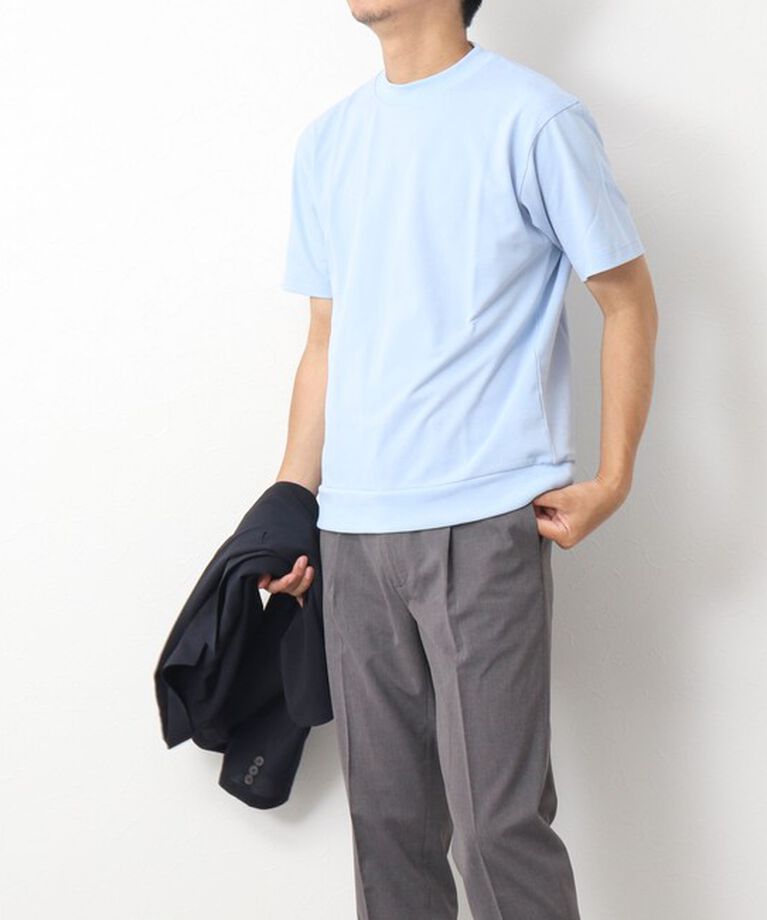 NOLLEY'S goodman「《ビジカジ対応》吸水速乾カノコ ドレスTシャツ」|Tシャツ・カットソー|
