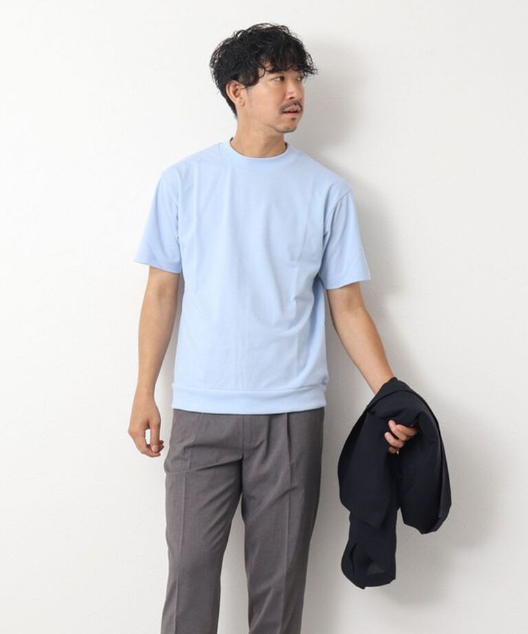 NOLLEY'S goodman「《ビジカジ対応》吸水速乾カノコ ドレスTシャツ」|Tシャツ・カットソー|